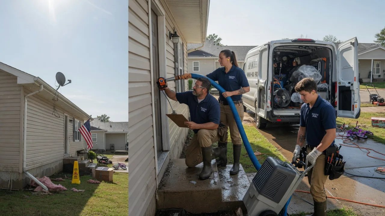 Ceiling Water Damage Restoration in Uhrichsville, OH near me